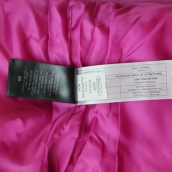 High Sierra Women's Insulated Heathered  Pink Zip Up Quilted Bomber Jacket Sz XL - Picture 10 of 15